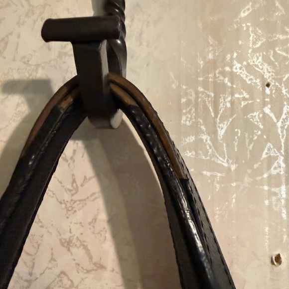 Kate Spade Black and Pink Rose Nylon And Leather Floral Tote. Previously Loved - Picture 6 of 15